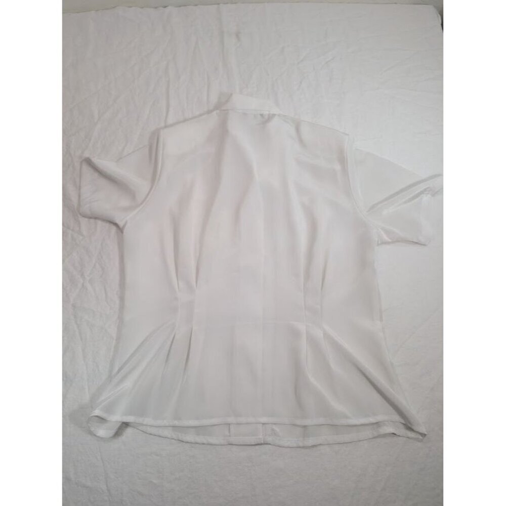 VTG Impressions of California women's size 16 silky embellished blouse USA I9 - Picture 2 of 7